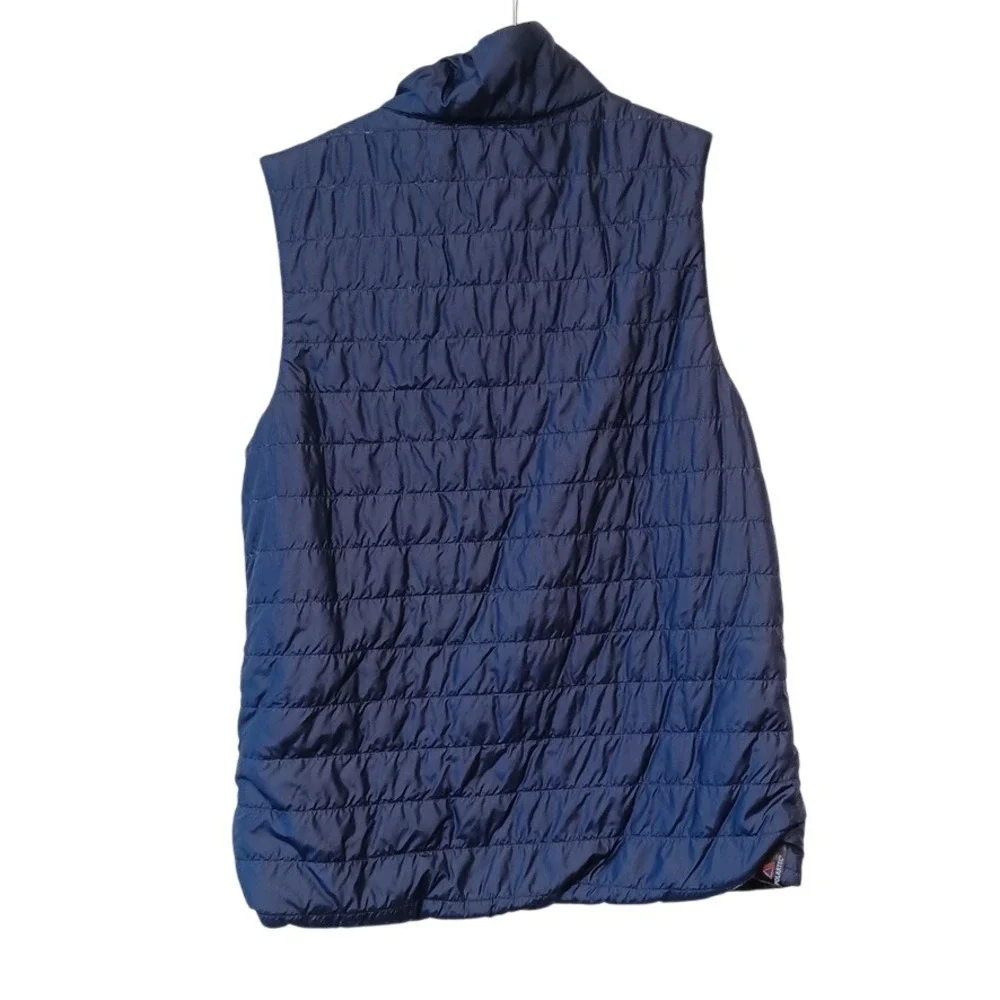 New‎ Balance Polartec Women's Navy Blue Quilted Full Zip Puffer Vest Size S